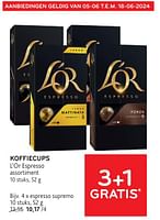 Promoties Koffiecups l’or espresso supremo - Douwe Egberts - Geldig van 05/06/2024 tot 18/06/2024 bij Alvo