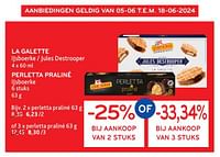 Promoties La galette ijsboerke perletta praliné - Ijsboerke - Geldig van 05/06/2024 tot 18/06/2024 bij Alvo