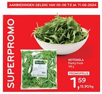 Promoties Notensla planty fresh - Huismerk - Alvo - Geldig van 05/06/2024 tot 18/06/2024 bij Alvo