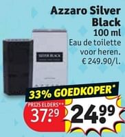 Promoties Azzaro silver black edt - Azzaro - Geldig van 28/05/2024 tot 09/06/2024 bij Kruidvat