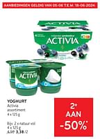 Promoties Yoghurt activia natuur vol - Danone - Geldig van 05/06/2024 tot 18/06/2024 bij Alvo