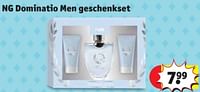 Promoties Ng dominatio men geschenkset - NG Perfumes - Geldig van 28/05/2024 tot 09/06/2024 bij Kruidvat