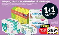 Promoties Zwitsal billendoekjes lotion - Pampers - Geldig van 28/05/2024 tot 09/06/2024 bij Kruidvat