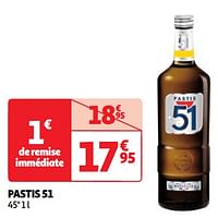 Promotions Pastis 51 - 51 - Valide de 28/05/2024 à 03/06/2024 chez Auchan Ronq