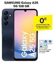 Promoties Samsung galaxy a25 5g 128 gb - Samsung - Geldig van 29/05/2024 tot 10/06/2024 bij Carrefour