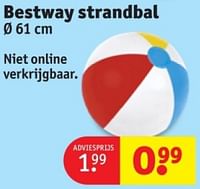 Promoties Bestway strandbal - BestWay - Geldig van 28/05/2024 tot 09/06/2024 bij Kruidvat