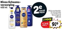 Promoties Bodymilk verzorgend - Nivea - Geldig van 28/05/2024 tot 09/06/2024 bij Kruidvat