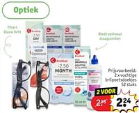 Promoties Vochtige brilpoetsdoekjes - Huismerk - Kruidvat - Geldig van 28/05/2024 tot 09/06/2024 bij Kruidvat