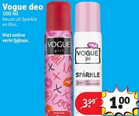 Promoties Vogue deo - Vogue - Geldig van 28/05/2024 tot 09/06/2024 bij Kruidvat