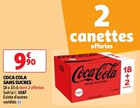 Promoties Coca cola sans sucres - Coca Cola - Geldig van 28/05/2024 tot 03/06/2024 bij Auchan
