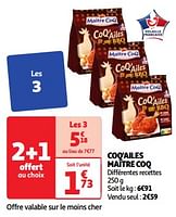 Promoties Coq`ailes maître coq - Maitre Coq - Geldig van 28/05/2024 tot 03/06/2024 bij Auchan