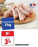 Promoties Pilons de poulet - Huismerk - Auchan - Geldig van 28/05/2024 tot 03/06/2024 bij Auchan
