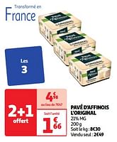 Promoties Pavé d`affinois l`original - Huismerk - Auchan - Geldig van 28/05/2024 tot 03/06/2024 bij Auchan