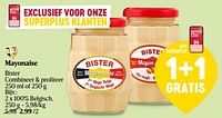 Promoties Mayonaise bister belgisch - Bister - Geldig van 30/05/2024 tot 05/06/2024 bij Delhaize