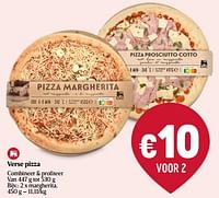 Promoties Verse pizza margherita - Huismerk - Delhaize - Geldig van 30/05/2024 tot 05/06/2024 bij Delhaize