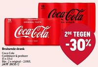 Promoties Bruisende drank coca-cola original - Coca Cola - Geldig van 30/05/2024 tot 05/06/2024 bij Delhaize
