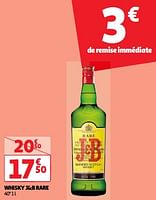 Promotions Whisky j+b rare - J & B - Valide de 28/05/2024 à 03/06/2024 chez Auchan Ronq