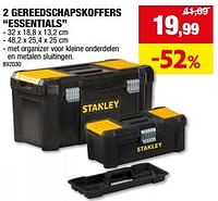 2 gereedschapskoffers essentials-Stanley