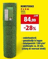 Promoties Kunstgras - Huismerk - Hubo  - Geldig van 29/05/2024 tot 09/06/2024 bij Hubo