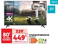 Promoties Tv led qilive q65us241b - Qilive - Geldig van 28/05/2024 tot 16/06/2024 bij Auchan