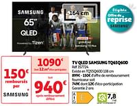Tv qled samsung tq65q60d-Samsung
