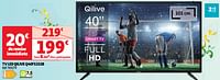 Promoties Tv led qilive q40fs232b - Qilive - Geldig van 28/05/2024 tot 16/06/2024 bij Auchan