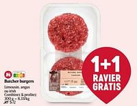 Promotions Butcher burgers - Produit Maison - Delhaize - Valide de 30/05/2024 à 05/06/2024 chez Delhaize