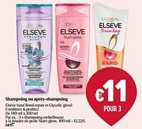 Promotions Shampoing embellisseur à la poudre de perle nutri-gloss - L'Oreal Paris - Valide de 30/05/2024 à 05/06/2024 chez Delhaize