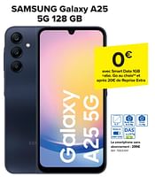 Promotions Samsung galaxy a25 5g 128 gb - Samsung - Valide de 29/05/2024 à 10/06/2024 chez Carrefour