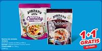 Promotions Céréales granola crunchy naturel - Jordans - Valide de 29/05/2024 à 10/06/2024 chez Carrefour