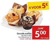 Promoties Gevulde muffins - Huismerk - Intermarche - Geldig van 28/05/2024 tot 02/06/2024 bij Intermarche