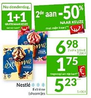 Promoties Nestlé extréme ljshoorntjes - Nestlé - Geldig van 28/05/2024 tot 02/06/2024 bij Intermarche
