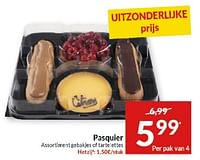 Promoties Pasquier assortiment gebakjes of tartelettes - Huismerk - Intermarche - Geldig van 28/05/2024 tot 02/06/2024 bij Intermarche