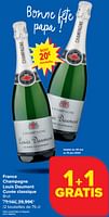 Promotions France champagne louis daumont cuvée classique brut - Champagne - Valide de 29/05/2024 à 10/06/2024 chez Carrefour