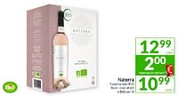 Promoties Naterra spaanse wijn bio rosé rood of wit - Rosé wijnen - Geldig van 28/05/2024 tot 02/06/2024 bij Intermarche