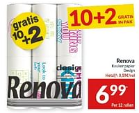 Promoties Renova keukenpapier design - Renova - Geldig van 28/05/2024 tot 02/06/2024 bij Intermarche