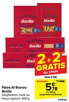 Promotions Spaghettoni al bronzo - Barilla - Valide de 29/05/2024 à 10/06/2024 chez Carrefour