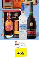 Promotions Coffret rhum bacoo - Bacoo - Valide de 29/05/2024 à 10/06/2024 chez Carrefour