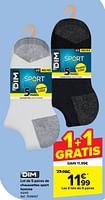 Promotions Lot de 5 paires de chaussettes sport homme - Dim - Valide de 29/05/2024 à 10/06/2024 chez Carrefour