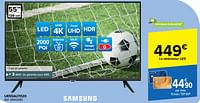Promotions Samsung led-tv ue55au7020 - Samsung - Valide de 29/05/2024 à 10/06/2024 chez Carrefour