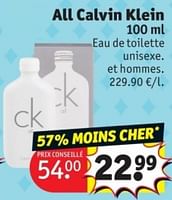 Promotions All calvin klein - Calvin Klein - Valide de 28/05/2024 à 09/06/2024 chez Kruidvat