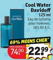 Promotions Cool water davidoff - Davidoff - Valide de 28/05/2024 à 09/06/2024 chez Kruidvat