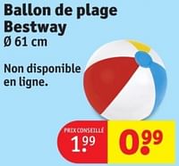 Promotions Ballon de plage bestway - BestWay - Valide de 28/05/2024 à 09/06/2024 chez Kruidvat