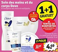 Promotions Crème pour les mains essential - Dove - Valide de 28/05/2024 à 09/06/2024 chez Kruidvat