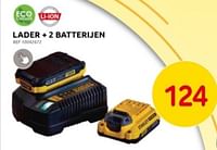 Promoties Stanley lader +2 batterijen - Stanley - Geldig van 29/05/2024 tot 10/06/2024 bij Brico