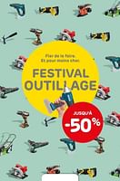Promotions Festival outillage jusqu`à -50 % - Produit maison - Brico - Valide de 29/05/2024 à 10/06/2024 chez Brico