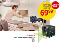 Promotions Bosch laser lignes croisées green 12m - Bosch - Valide de 29/05/2024 à 10/06/2024 chez Brico