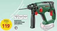 Promotions Bosch marteau perforateur universal - Bosch - Valide de 29/05/2024 à 10/06/2024 chez Brico