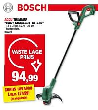 Bosch accu trimmer easy grasscut 18-230-Bosch