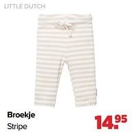 Promoties Broekje stripe - Little Dutch - Geldig van 27/05/2024 tot 29/06/2024 bij Baby-Dump